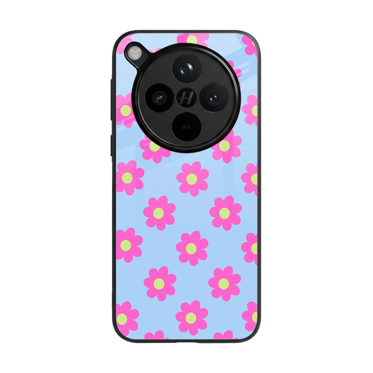 Bouquet back phone cover | glass case for oppo find x8