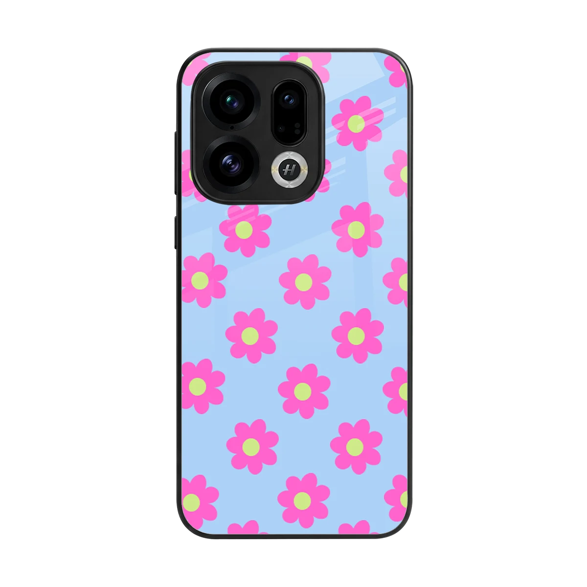 Bouquet back phone cover | glass case for oppo find x9