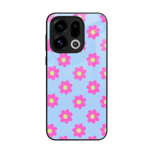 Bouquet back phone cover | glass case for oppo find x9