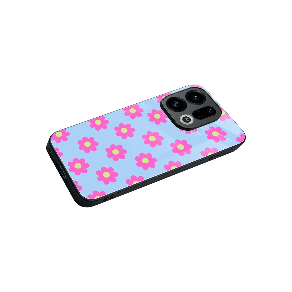 Bouquet stylish phone case for oppo find x9 | glossy glass and slim fit