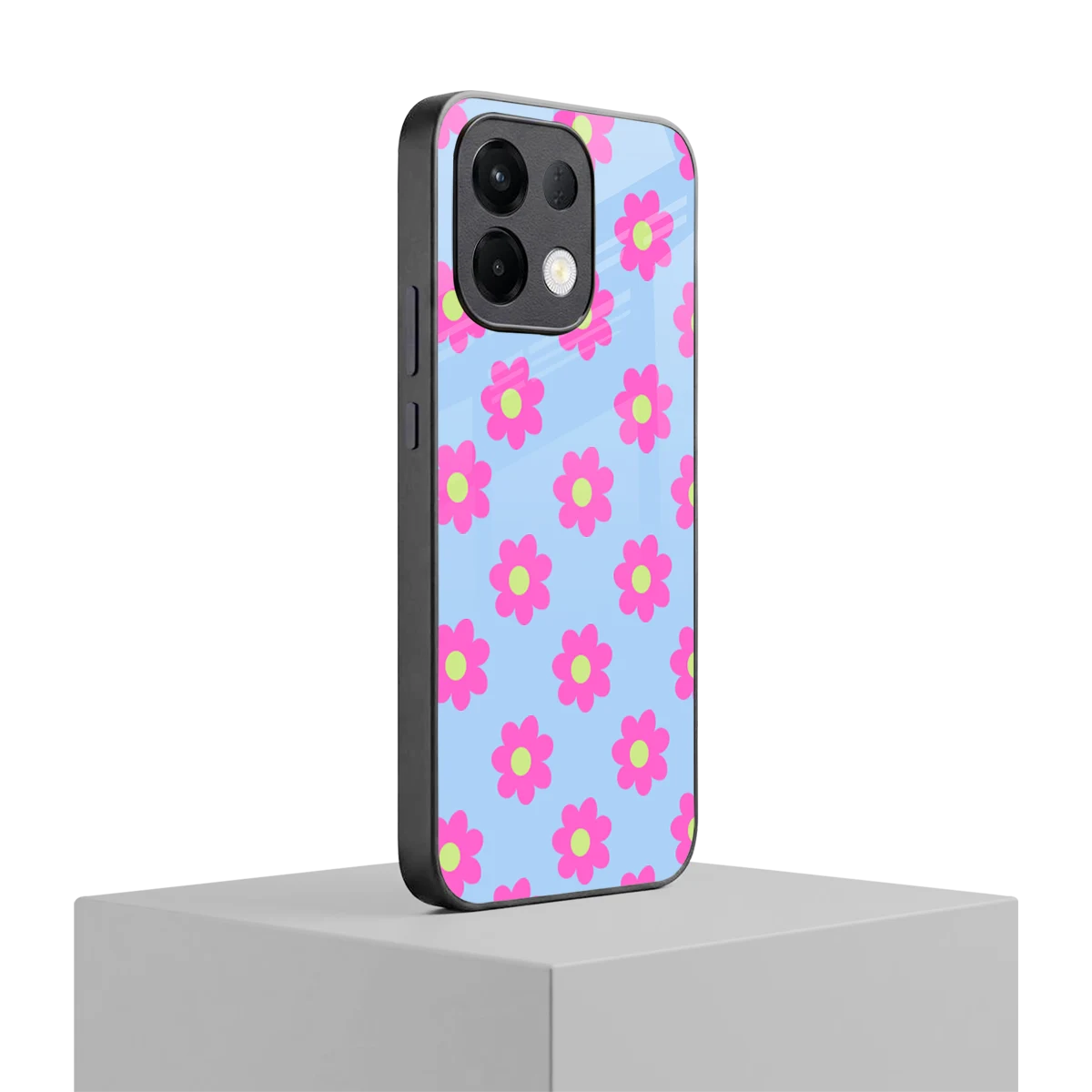Bouquet oppo k13 5g mobile cover | shockproof glass phone case