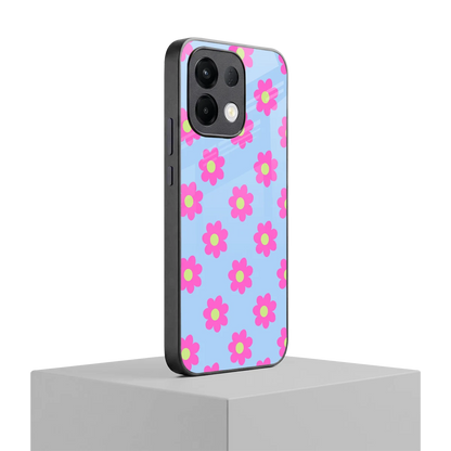 Bouquet oppo k13 5g mobile cover | shockproof glass phone case