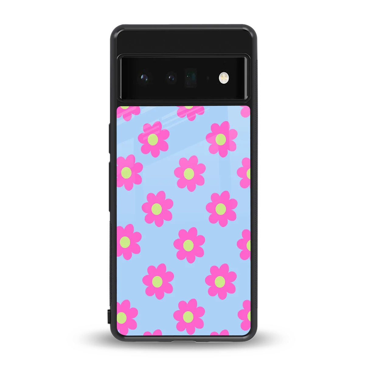 Bouquet back phone cover | glass case for google pixel 6 pro