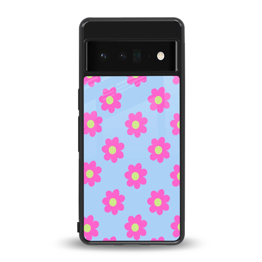 Bouquet back phone cover | glass case for google pixel 6 pro