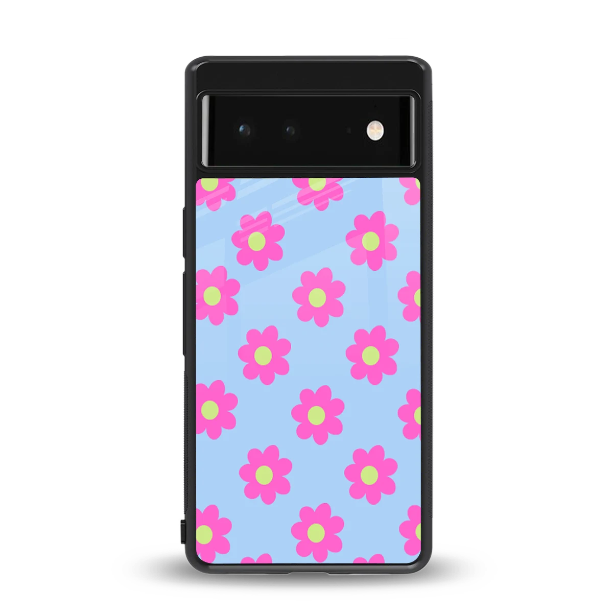 Bouquet back phone cover | glass case for google pixel 6