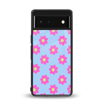 Bouquet back phone cover | glass case for google pixel 6