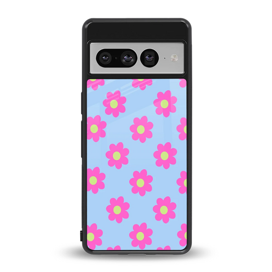 Bouquet back phone cover | glass case for google pixel 7 pro
