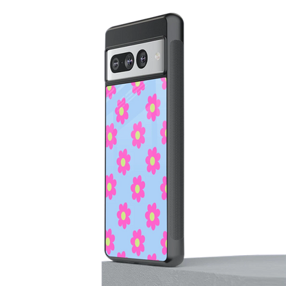 Bouquet stylish phone case for google pixel 7 pro | glossy glass and slim fit