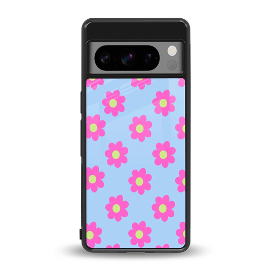 Bouquet back phone cover | glass case for google pixel 8 pro