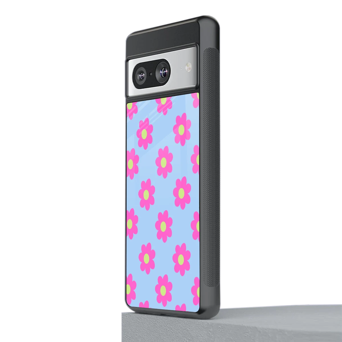 Bouquet stylish phone case for google pixel 8 | glossy glass and slim fit
