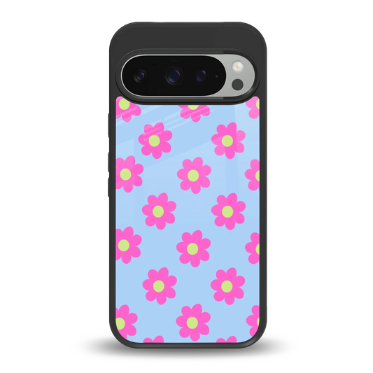 Bouquet back phone cover | glass case for google pixel 9 pro xl
