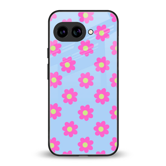 Bouquet back phone cover | glass case for google pixel 9a