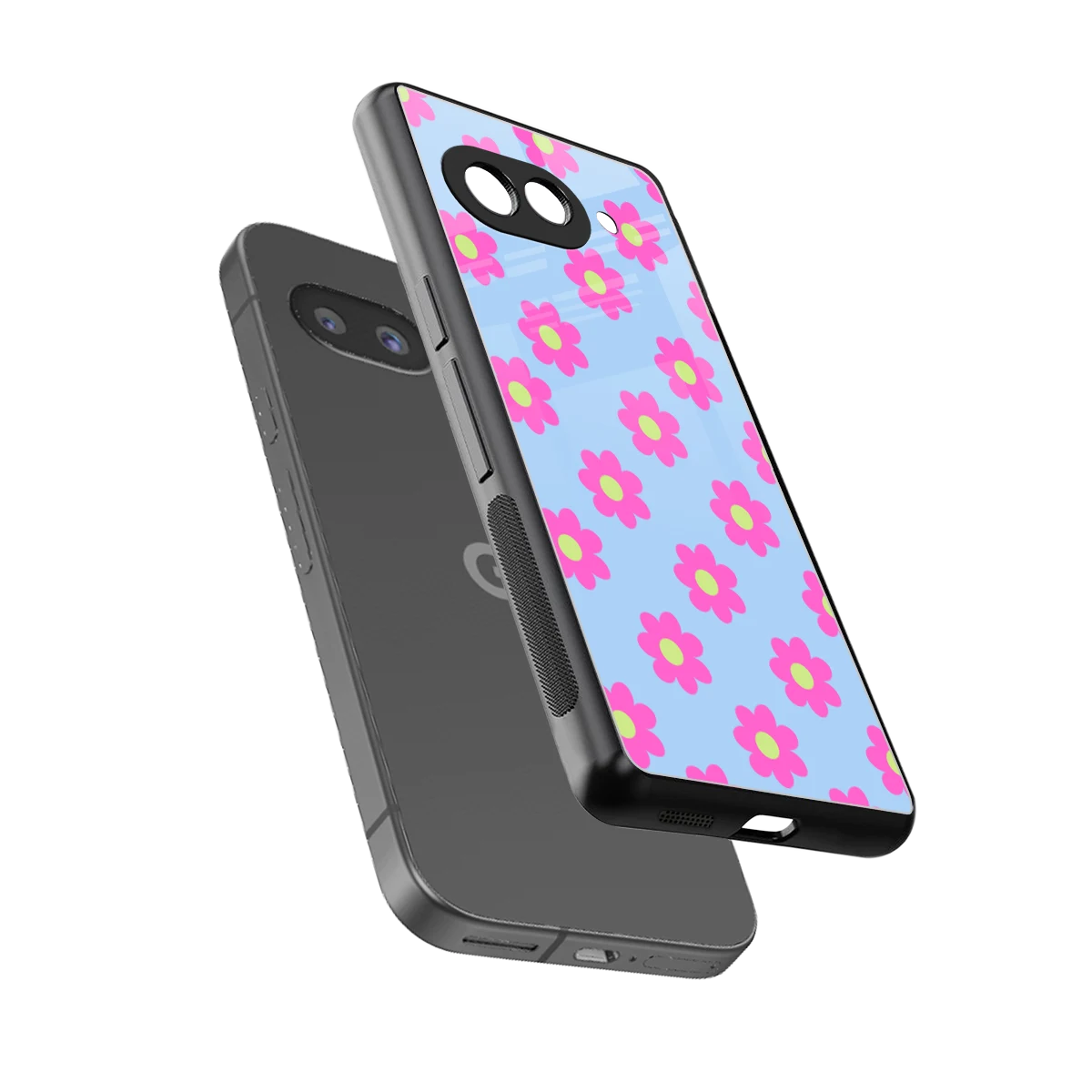 Bouquet sleek google pixel 10a cover with tempered glass back and TPU edges