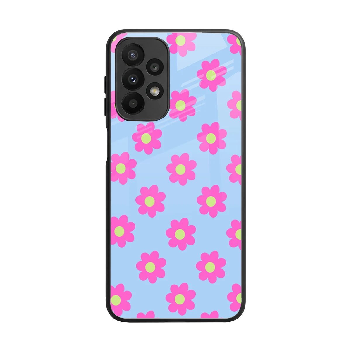 Bouquet back phone cover | glass case for samsung galaxy a23