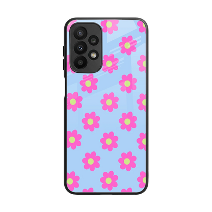 Bouquet back phone cover | glass case for samsung galaxy a23
