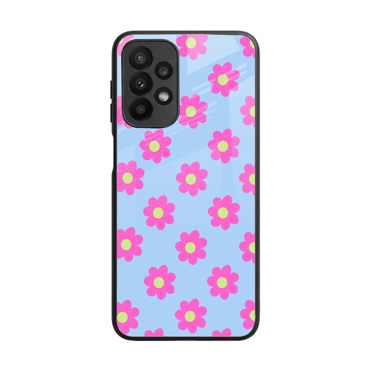 Bouquet back phone cover | glass case for samsung galaxy a23