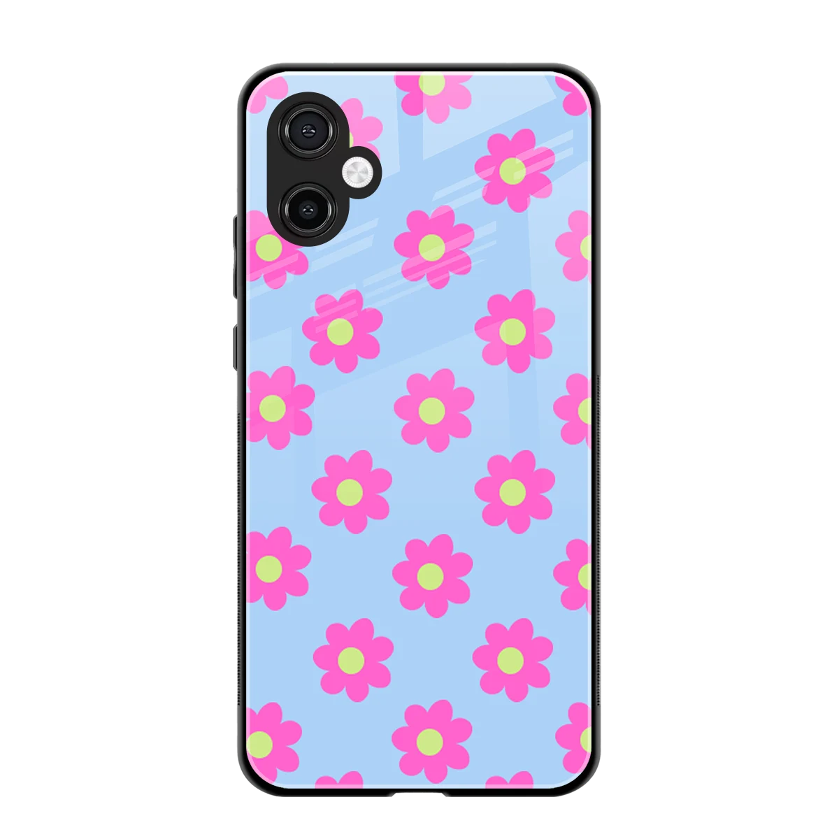 Bouquet back phone cover | glass case for samsung galaxy a06 5g