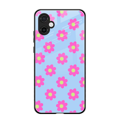 Bouquet back phone cover | glass case for samsung galaxy a06 5g