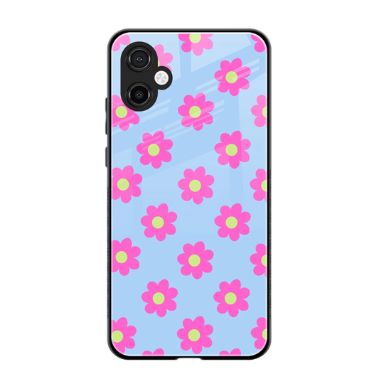 Bouquet back phone cover | glass case for samsung galaxy a06 5g