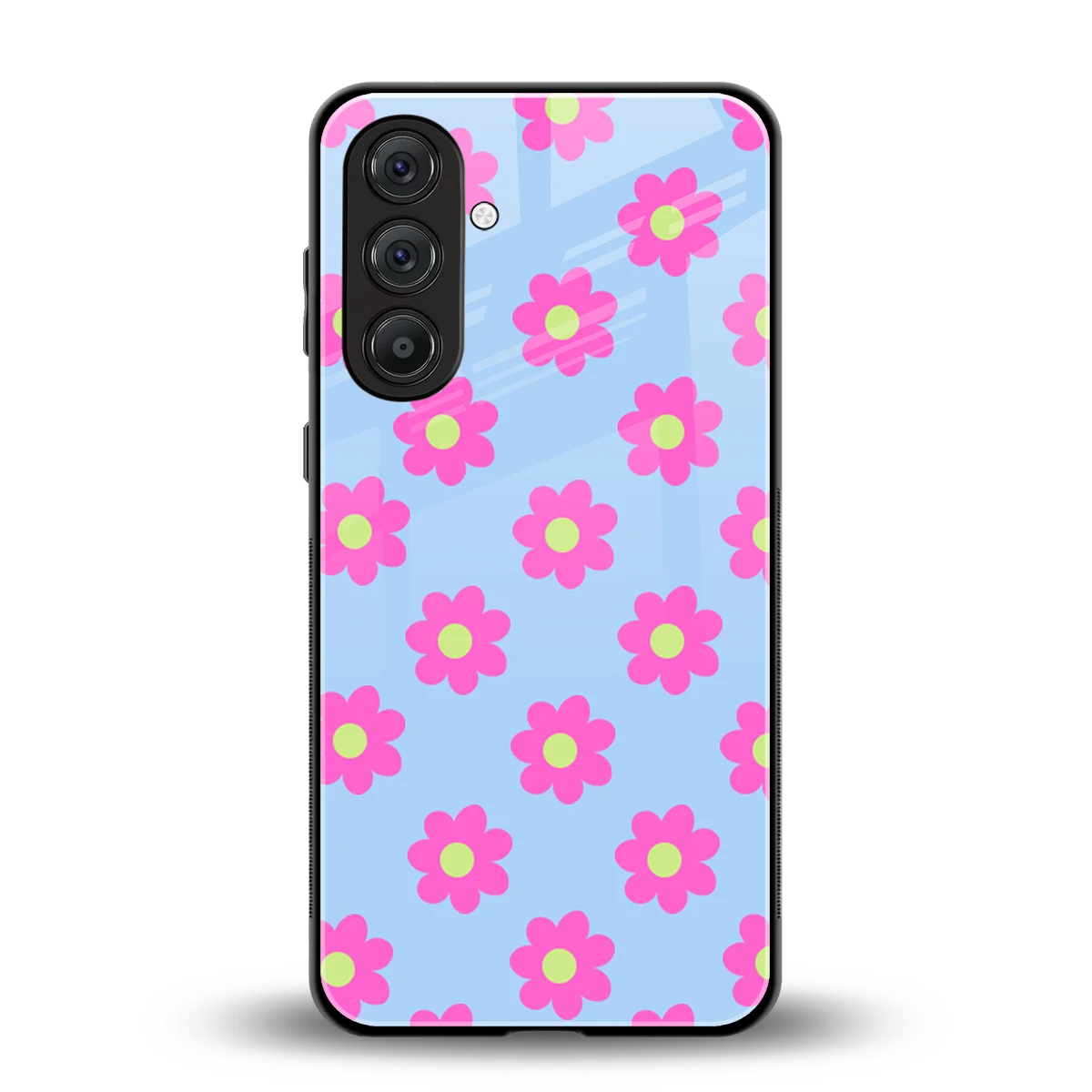 Bouquet back phone cover | glass case for samsung galaxy a17 5g