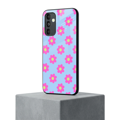 Bouquet samsung galaxy m14 5g mobile cover | shockproof glass phone case