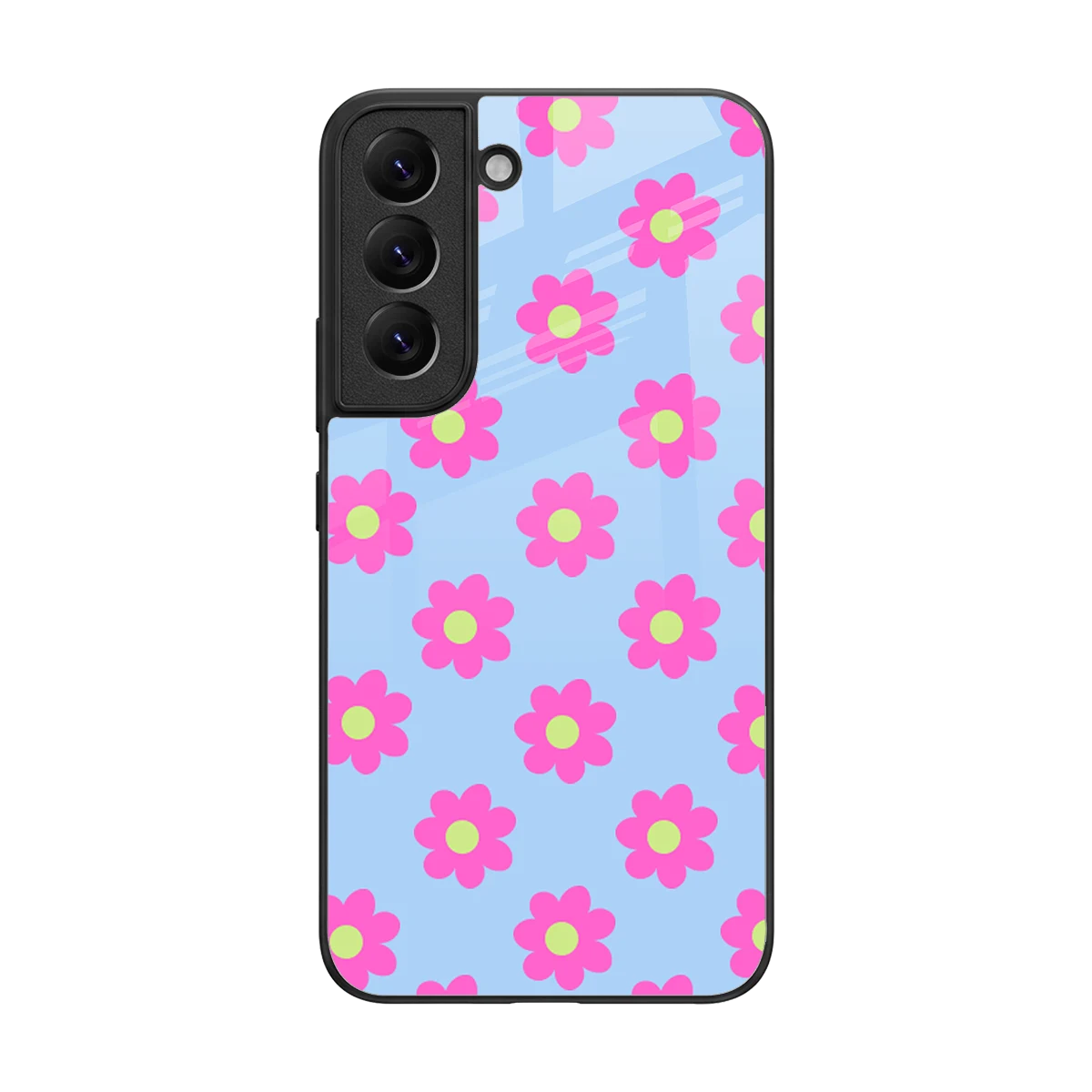 Bouquet back phone cover | glass case for samsung galaxy s22