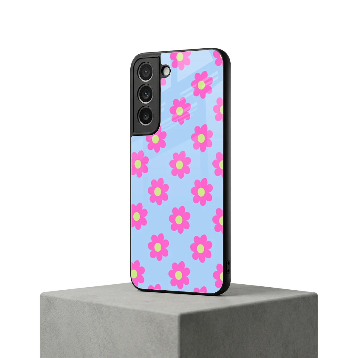 Bouquet samsung galaxy s22 mobile cover | shockproof glass phone case