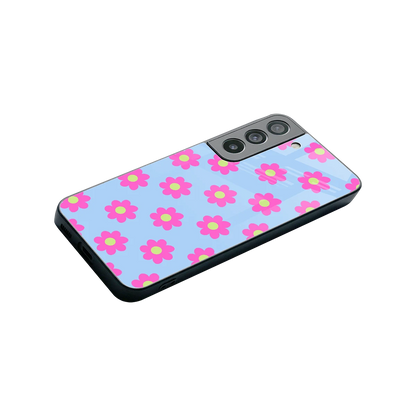 Bouquet stylish phone case for samsung galaxy s22 | glossy glass and slim fit