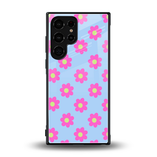 Bouquet back phone cover | glass case for samsung galaxy s24 ultra