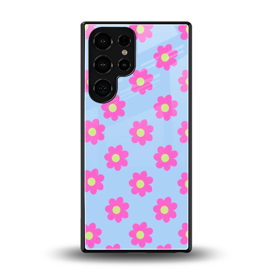 Bouquet back phone cover | glass case for samsung galaxy s25 ultra