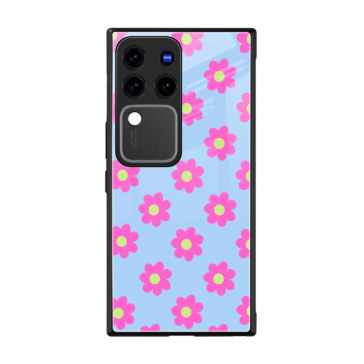 Bouquet back phone cover | glass case forvivo v30 pro