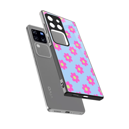 Bouquet sleekvivo v30 pro cover with tempered glass back and TPU edges