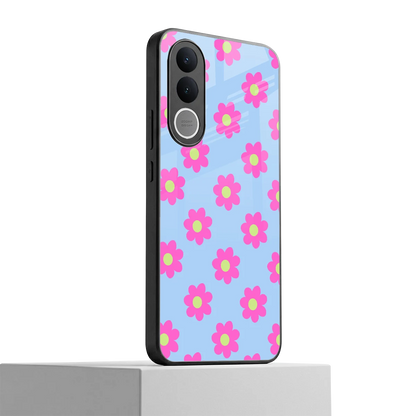 Bouquet vivo v70 fe mobile cover | shockproof glass phone case