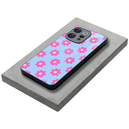 Bouquet stylish phone case for vivo v70 elite | glossy glass and slim fit