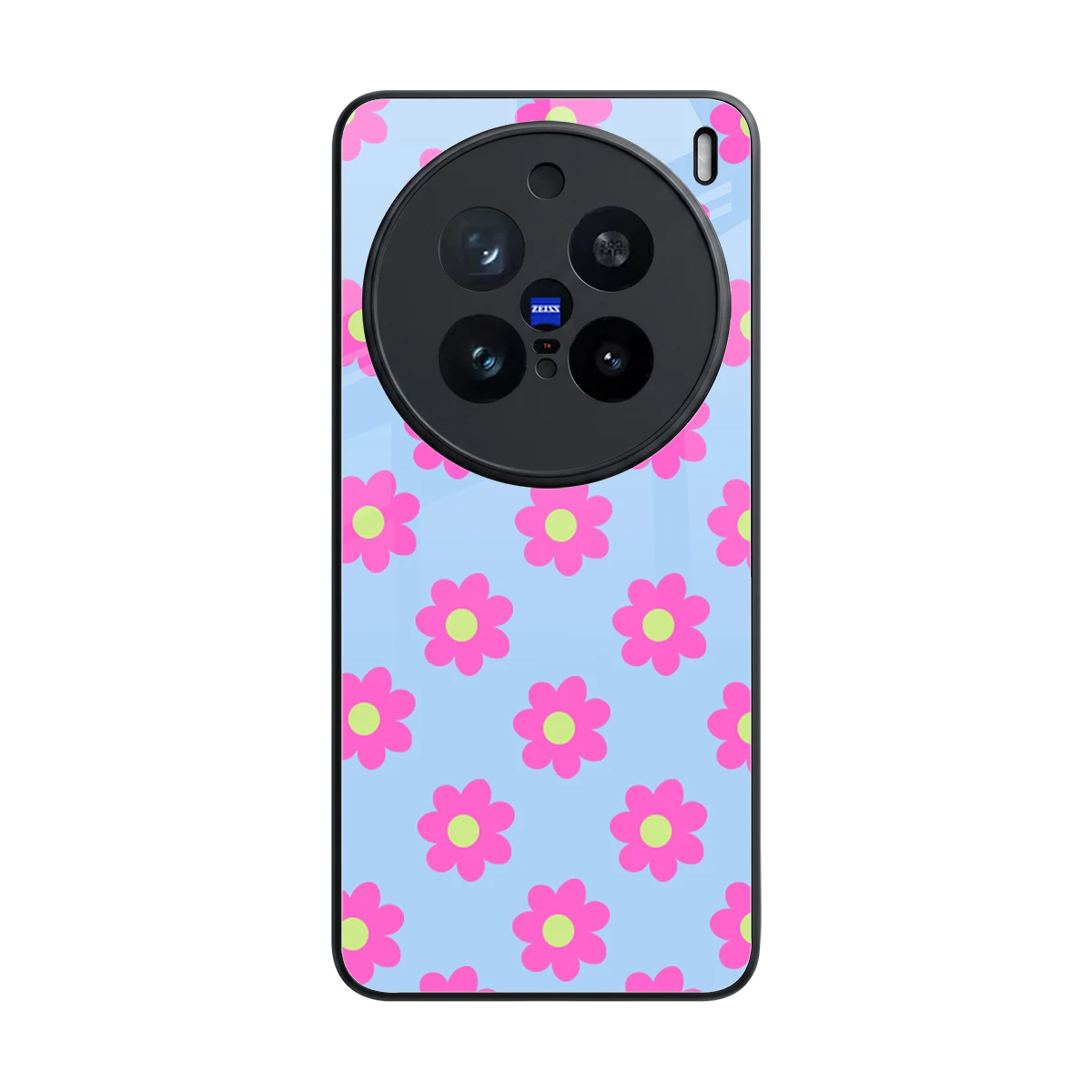 Bouquet back phone cover | glass case for vivo x200 pro