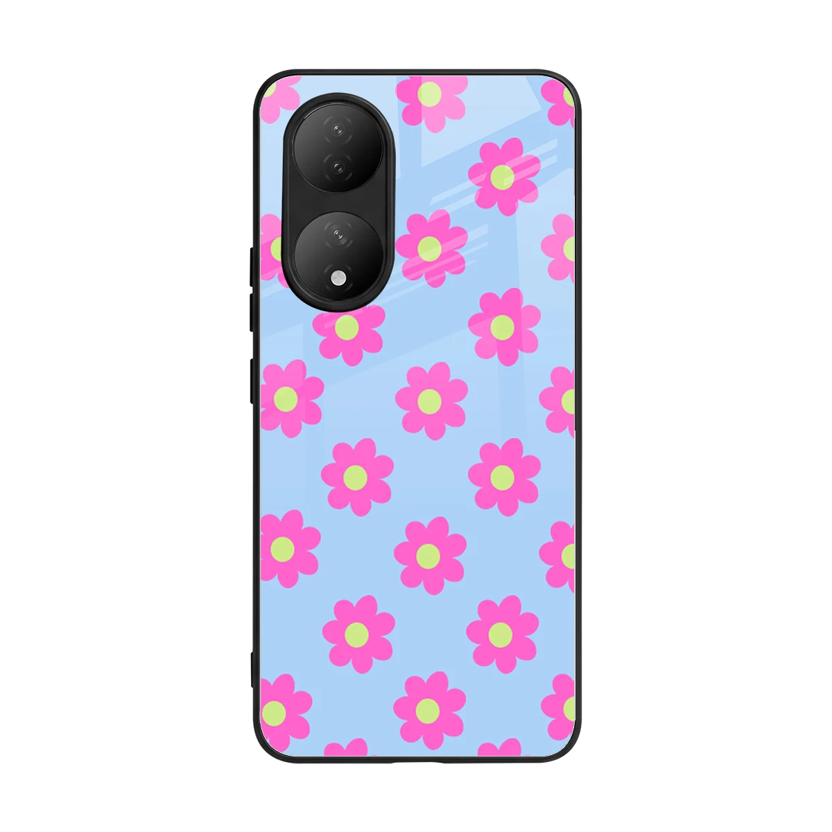Bouquet back phone cover | glass case for Vivo-y100