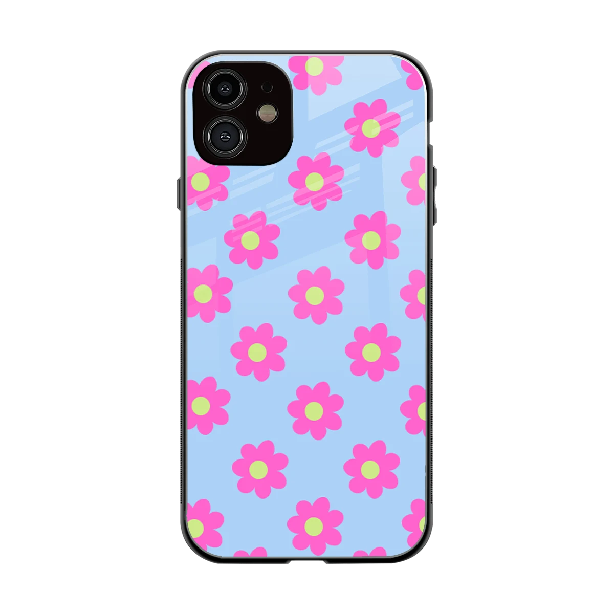 Bouquet back phone cover | glass case for iphone 12