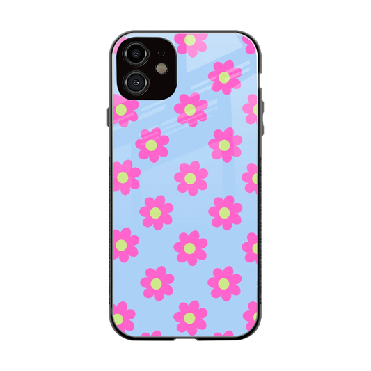 Bouquet back phone cover | glass case for iphone 12