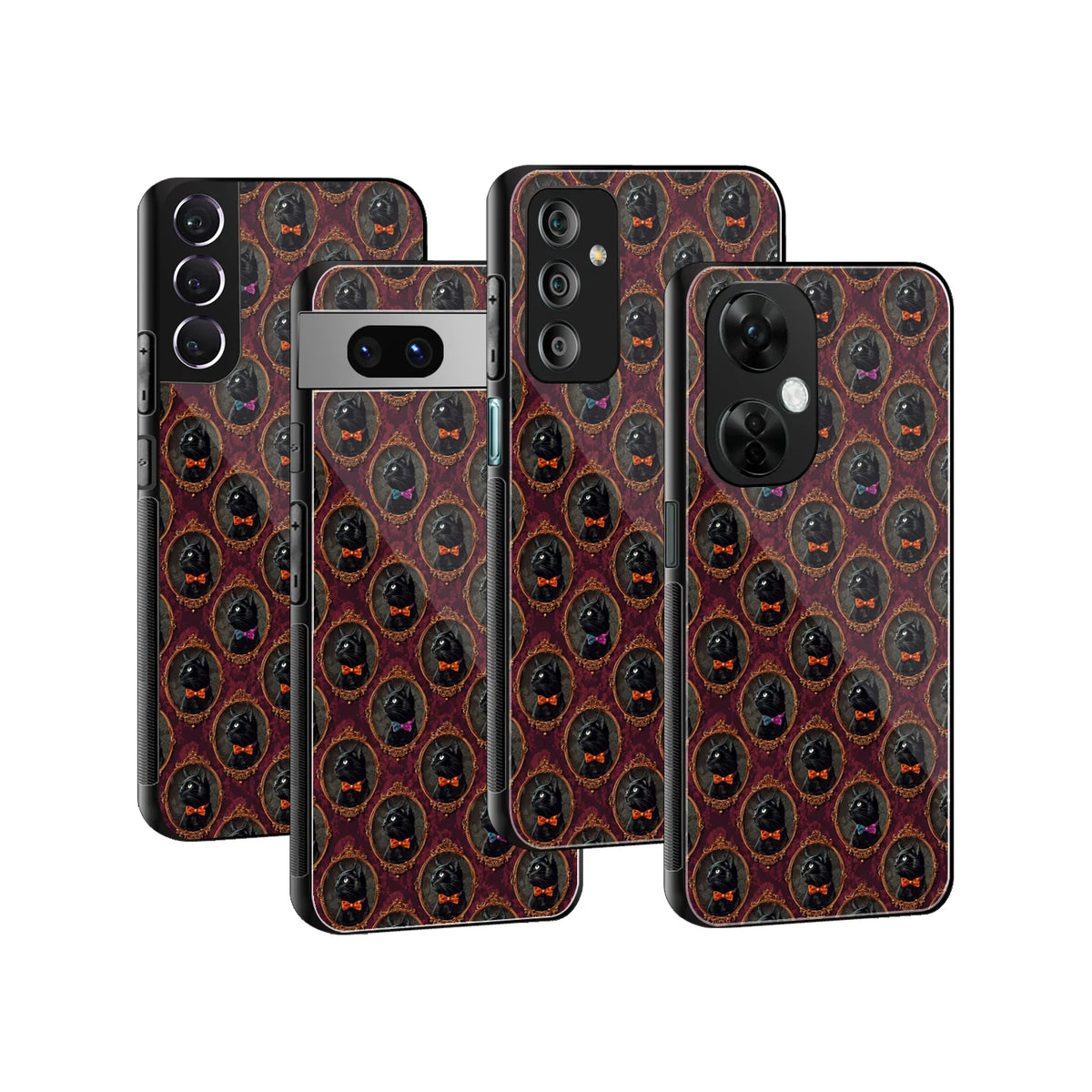 Stylish Glass Back Case for All Smartphones iPhone, Samsung, OnePlus, Pixel, Redmi, Oppo, Vivo, Motorola