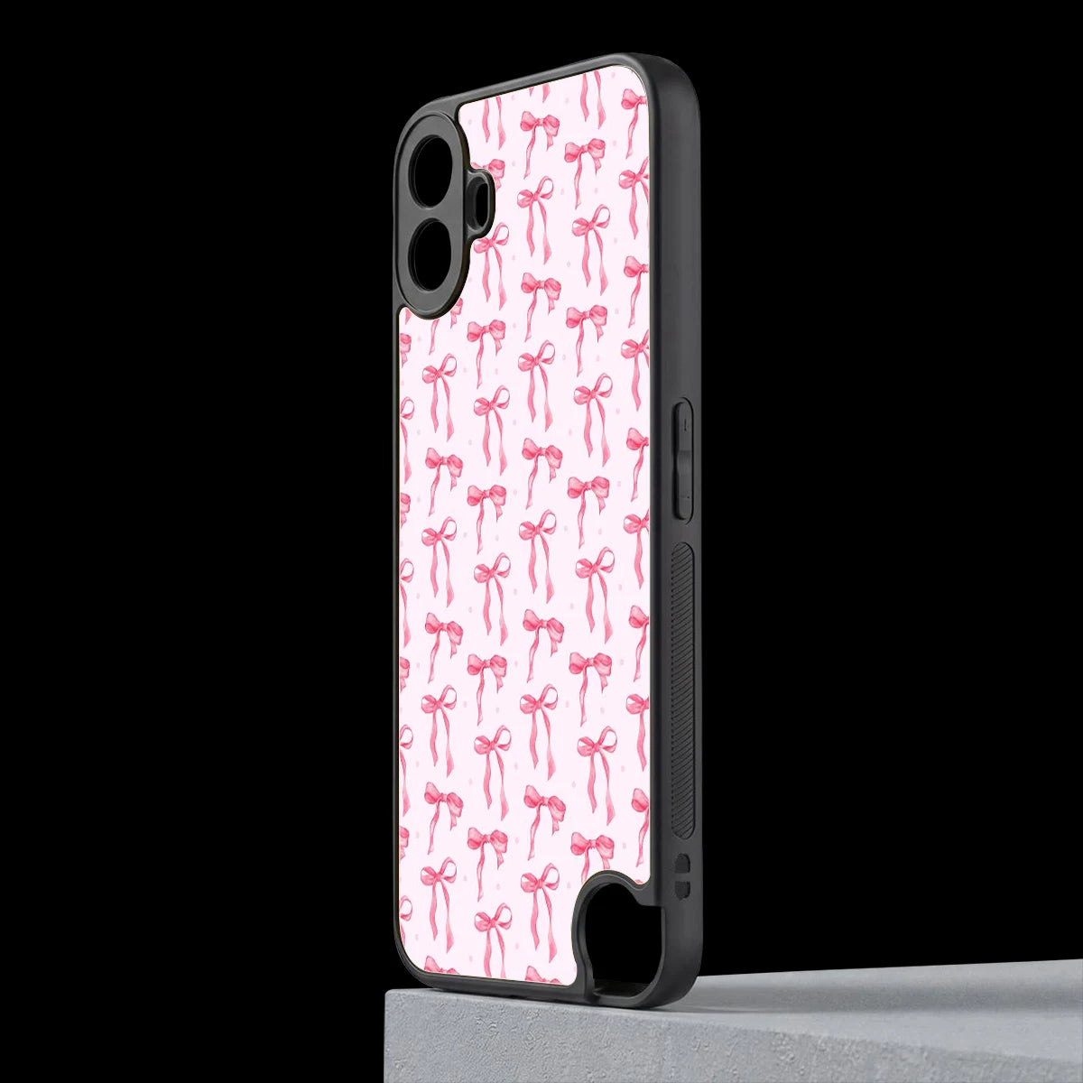 Bow Pink cmf nothing phone 1 mobile cover | shockproof glass phone case