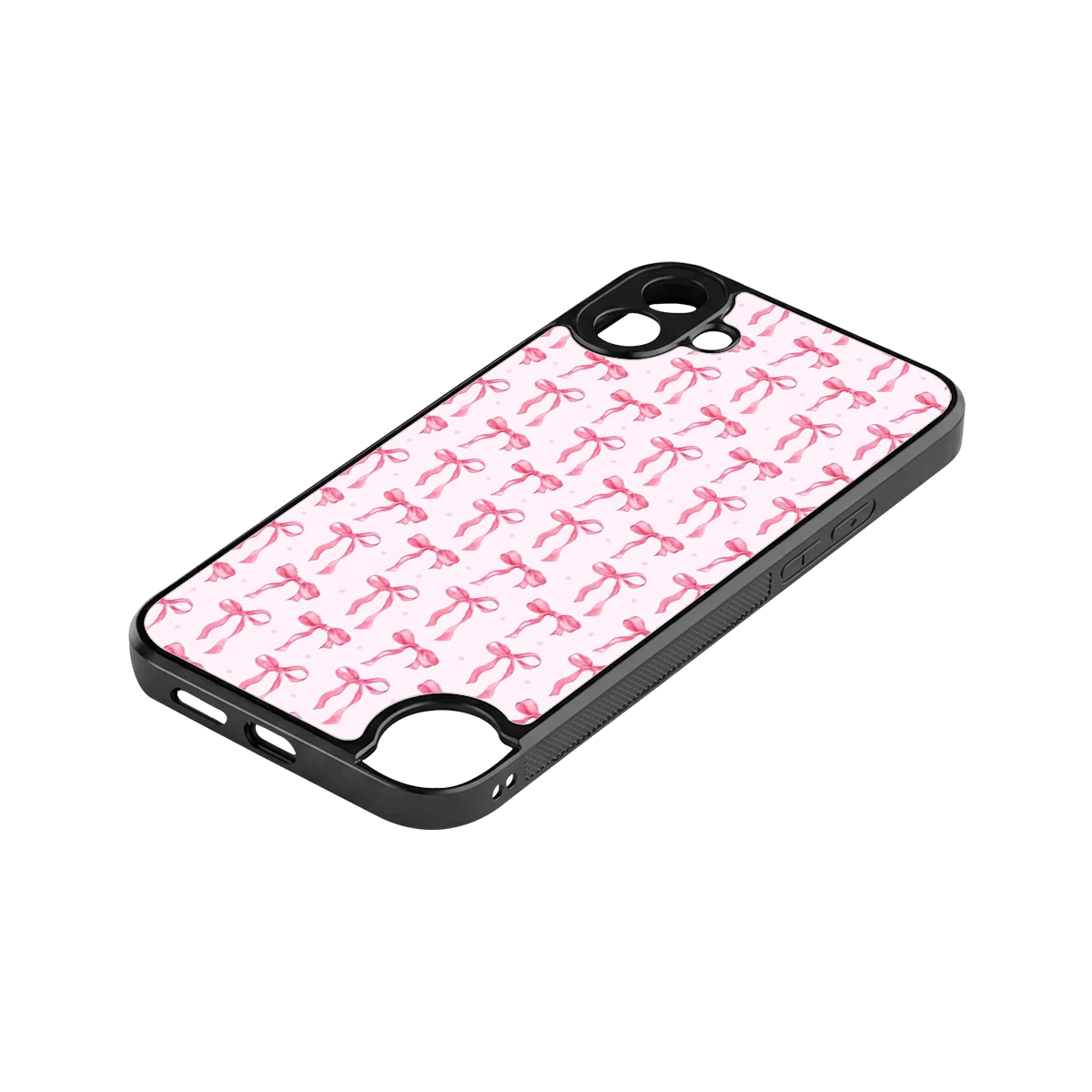 Bow Pink stylish phone case for cmf nothing phone 1 | glossy glass and slim fit