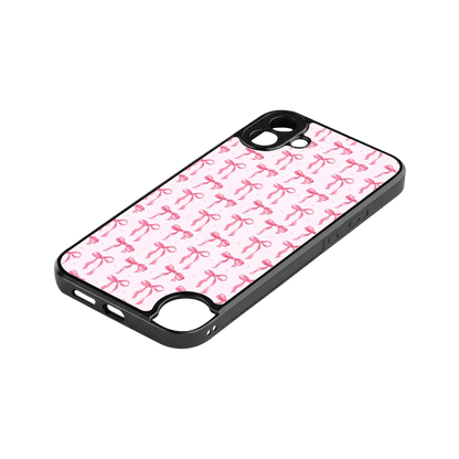 Bow Pink stylish phone case for cmf nothing phone 1 | glossy glass and slim fit