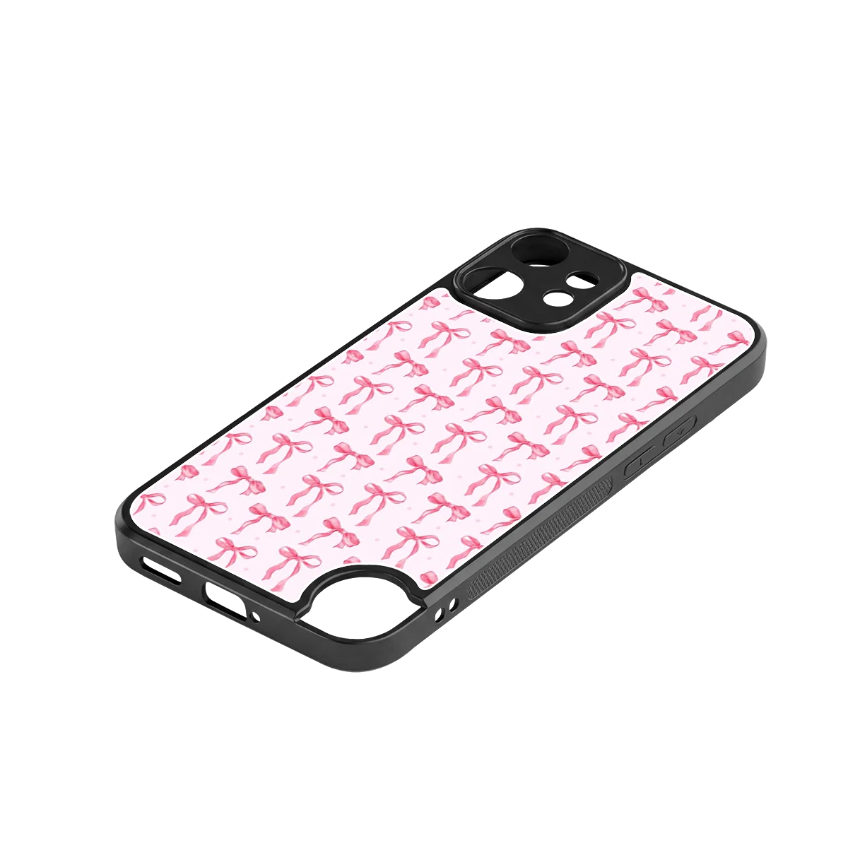 Bow Pink stylish phone case for cmf nothing phone 2 pro | glossy glass and slim fit