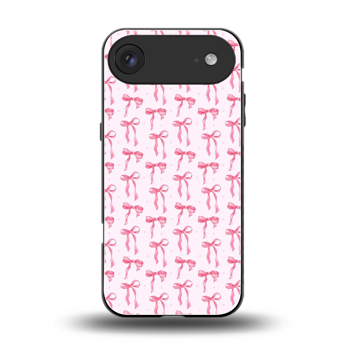 Bow Pink back phone cover | glass case for iphone air