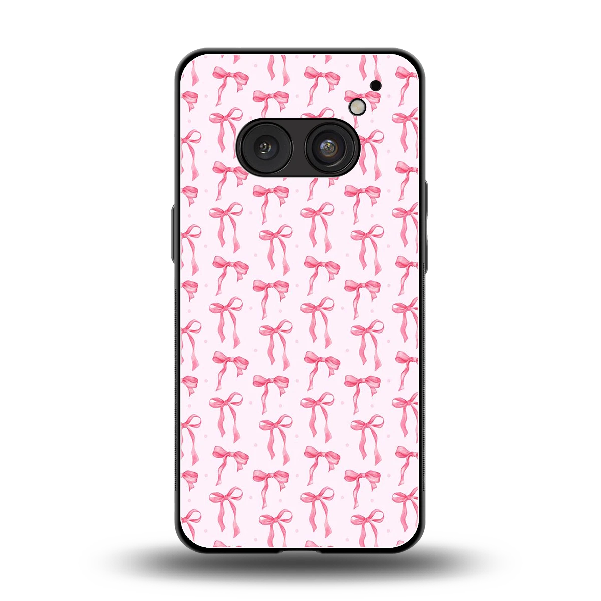 Bow Pink back phone cover | glass case for nothing phone 2a