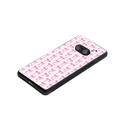 Bow Pink stylish phone case for nothing phone 2a | glossy glass and slim fit