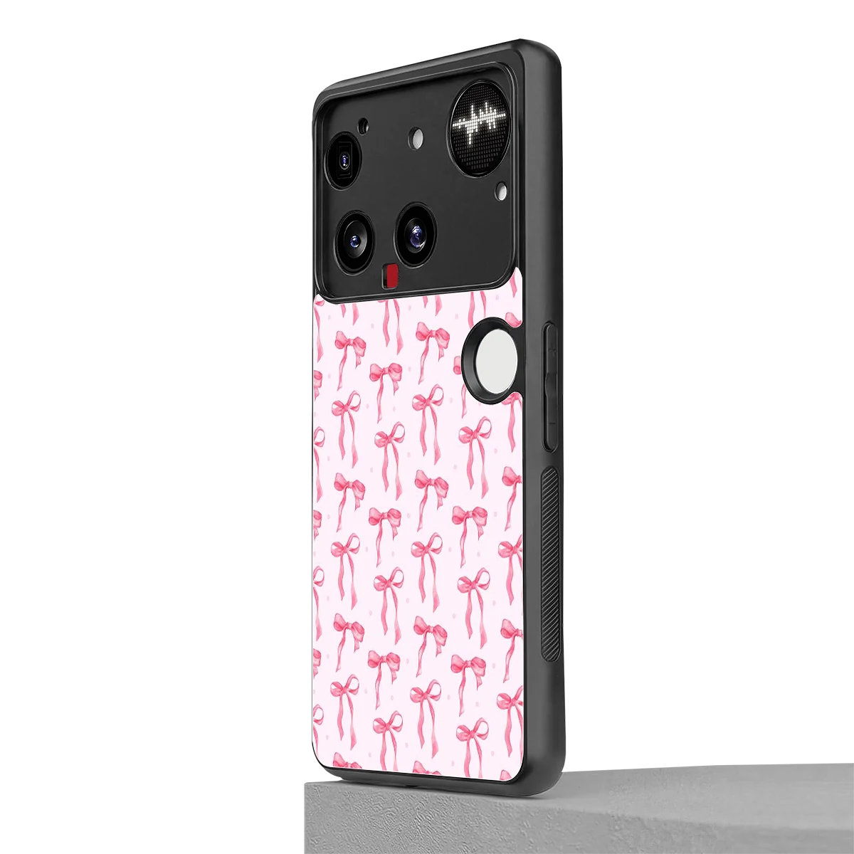 Bow Pink nothing phone 3 mobile cover | shockproof glass phone case