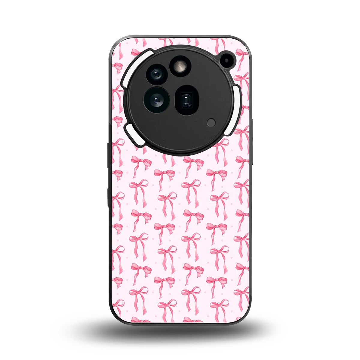 Bow Pink back phone cover | glass case for nothing phone 3a pro