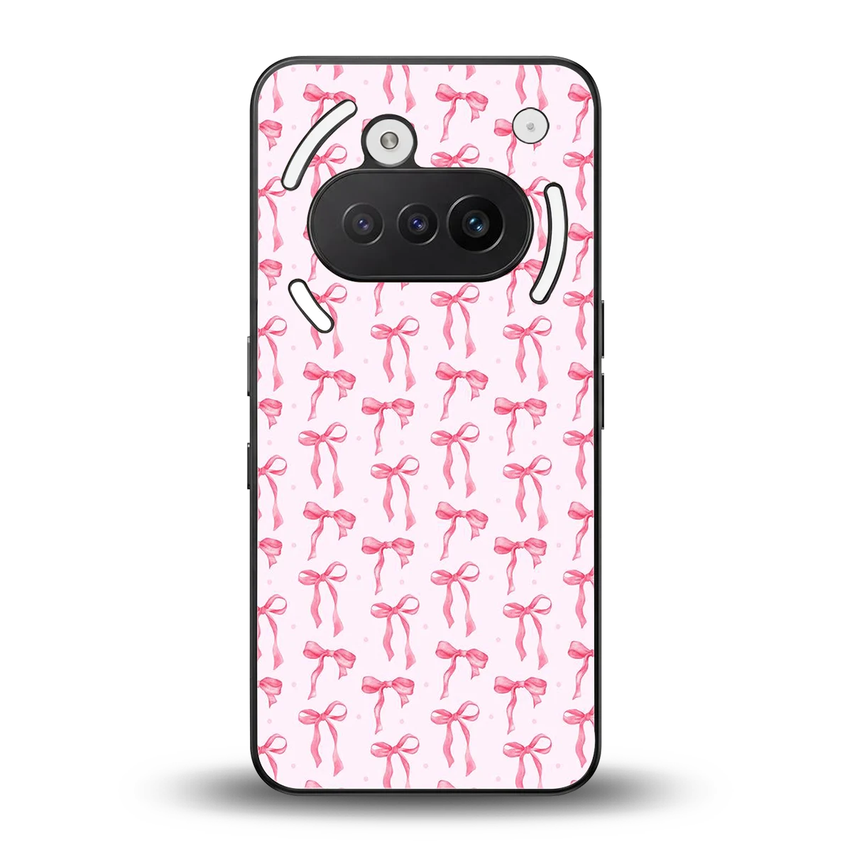 Bow Pink back phone cover | glass case for nothing phone 3a