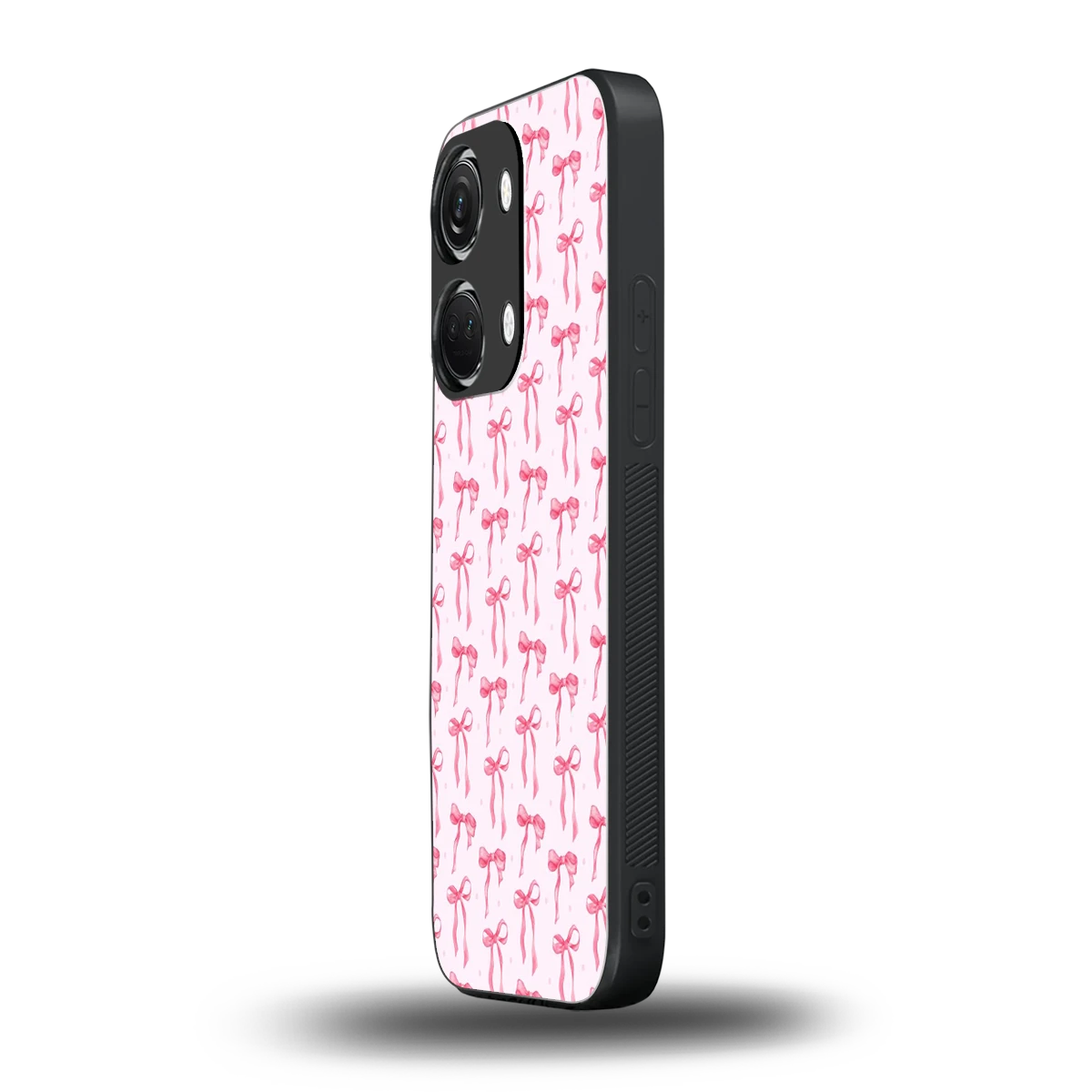 Bow Pink oneplus nord 3 mobile cover | shockproof glass phone case